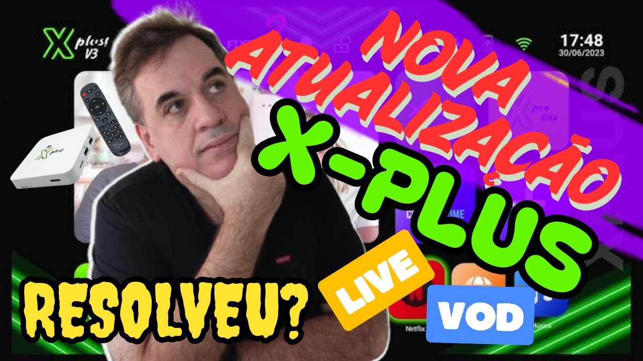 Nova atualização XPLUS p/ os modelos V1 e V2 - Como fazer LOGIN VIA ...