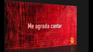 Video thumbnail of "41 - Me agrada cantar (Pista/Letra Himnario Bautista)"