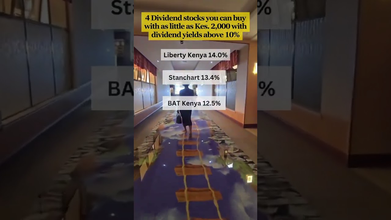 4 Dividend Stocks You Can Buy With as Little as Kes 2000 with Dividend Yields Above 10%