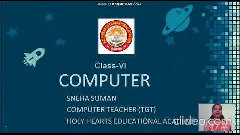 Class VI, Computers. Chapter 1-Part 2