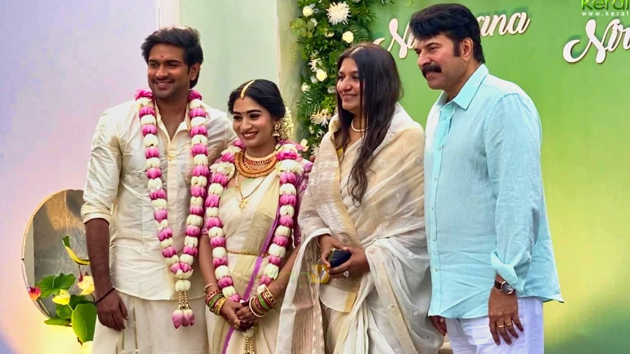 Maniyanpilla Raju Son Wedding Niranjan Raju Marriage With Niranjana maniyanpilla-raju-son-wedding-niranjan-raju-marriage-with-niranjana