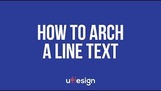 uDesign - T-shirt Design Software - How to arch a line text