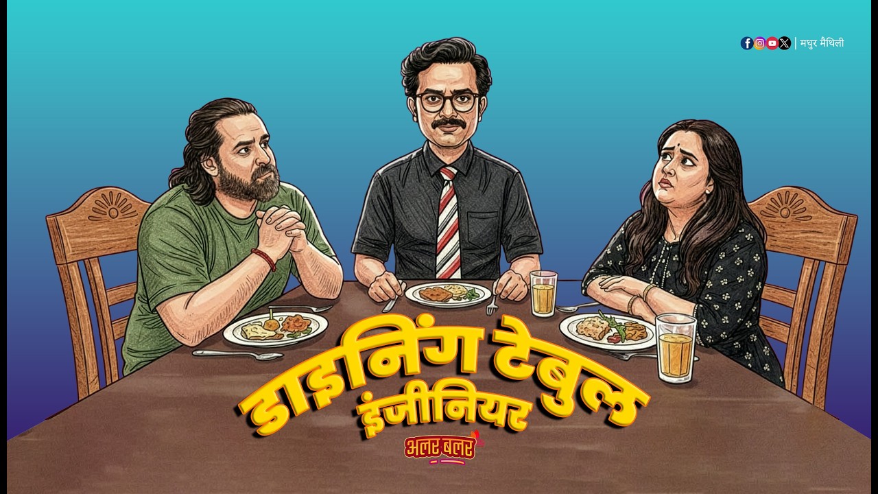 Alar Balar maithili comedy video | डाइनिंग टेबुल इंजीनियर part 1 ep 53 | Madhur Maithili