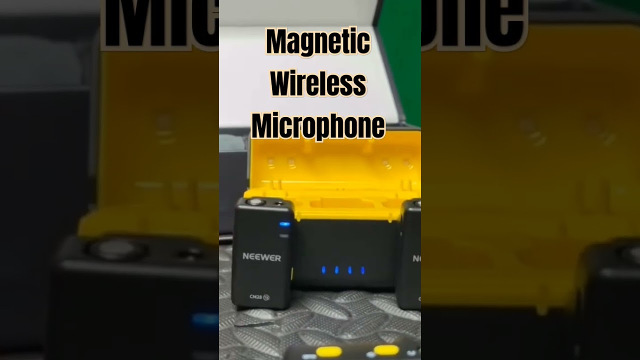 Magnetic Wireless Lavalier Microphone by Neewer! 