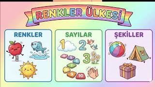 Eğitici Çocuk Şarkısı Renkler, Sayılar Ve Şekiller Öğrenelim Neşeli Kids Song