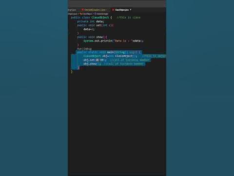 Difference between class and object in java | #youtubeshorts#aksd# ...
