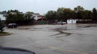 mercedes e 320 donut spin out