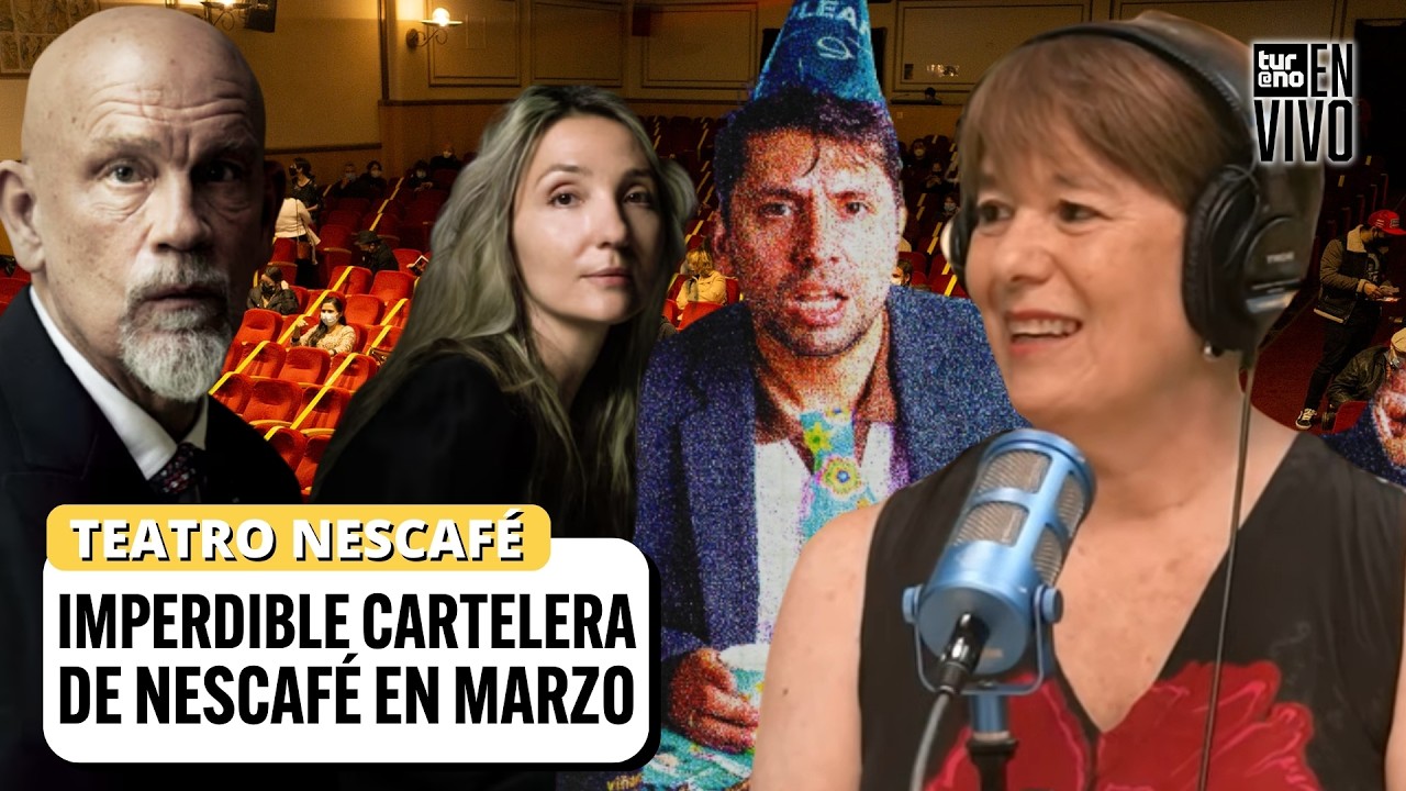 Desde John Malkovich hasta Fabrizio Copano: Cartelera IMPERDIBLE de Nescafé en Marzo | Turno En Vivo
