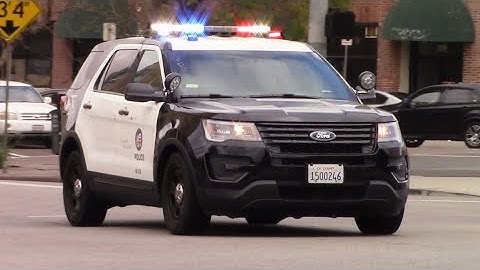 LAFD Rescue 11 Transporting with LAPD