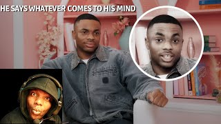 ElBeReacts to the FUNNIEST and WILDEST Interview by Vince Staples #trending #fyp #yusoblue #viral