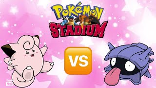 Pokemon Stadium - Free Battle #11a (Clefairy vs Shellder)