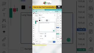How To Use Text Functionality In TradingView #tradingview #tradingstrategy