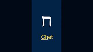 MEMORISE The Names of Hebrew Alphabet (Shorts)