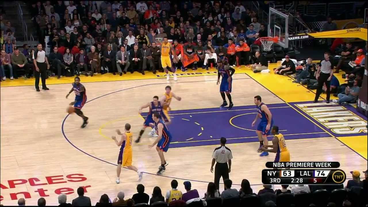 Kobe Bryant deep three point shot 12/29/11