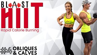 BLAST Rapid Calorie Burning HIIT Workout with Dumbbells #4 By Coach Ali screenshot 4