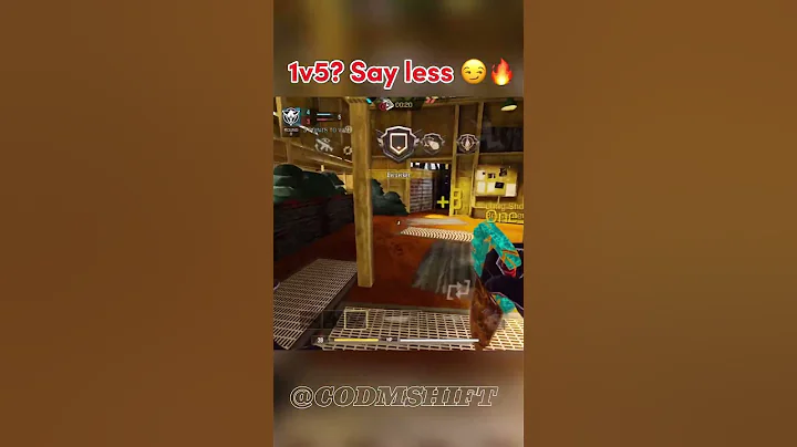 1v5 clutch to end the game! 🗣️🔥 #codm #shorts