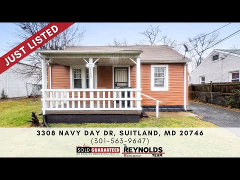 3308 Navy Day Drive, Suitland, MD home video tour