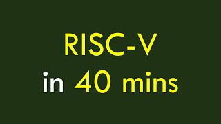 Building a RISC-V CPU From Scratch (Single-Cycle RV32I)