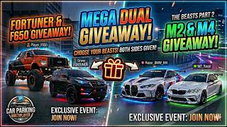 Giving FREE CARS 😱 | Car Parking Multiplayer Giveaway