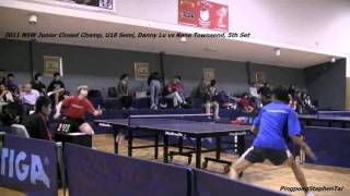 2011 NSW Juniors Closed Champ, U18 SF, Danny Rauv vs Kane Townsend, 4th Set
