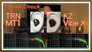 TRN MT1 vs KZ Vibe X [ChineseIEMs Sound Comparison 中華イヤホン音比較]