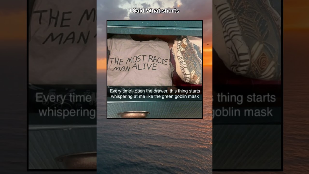 This thing starts whispering at me like the green Goblin mask 