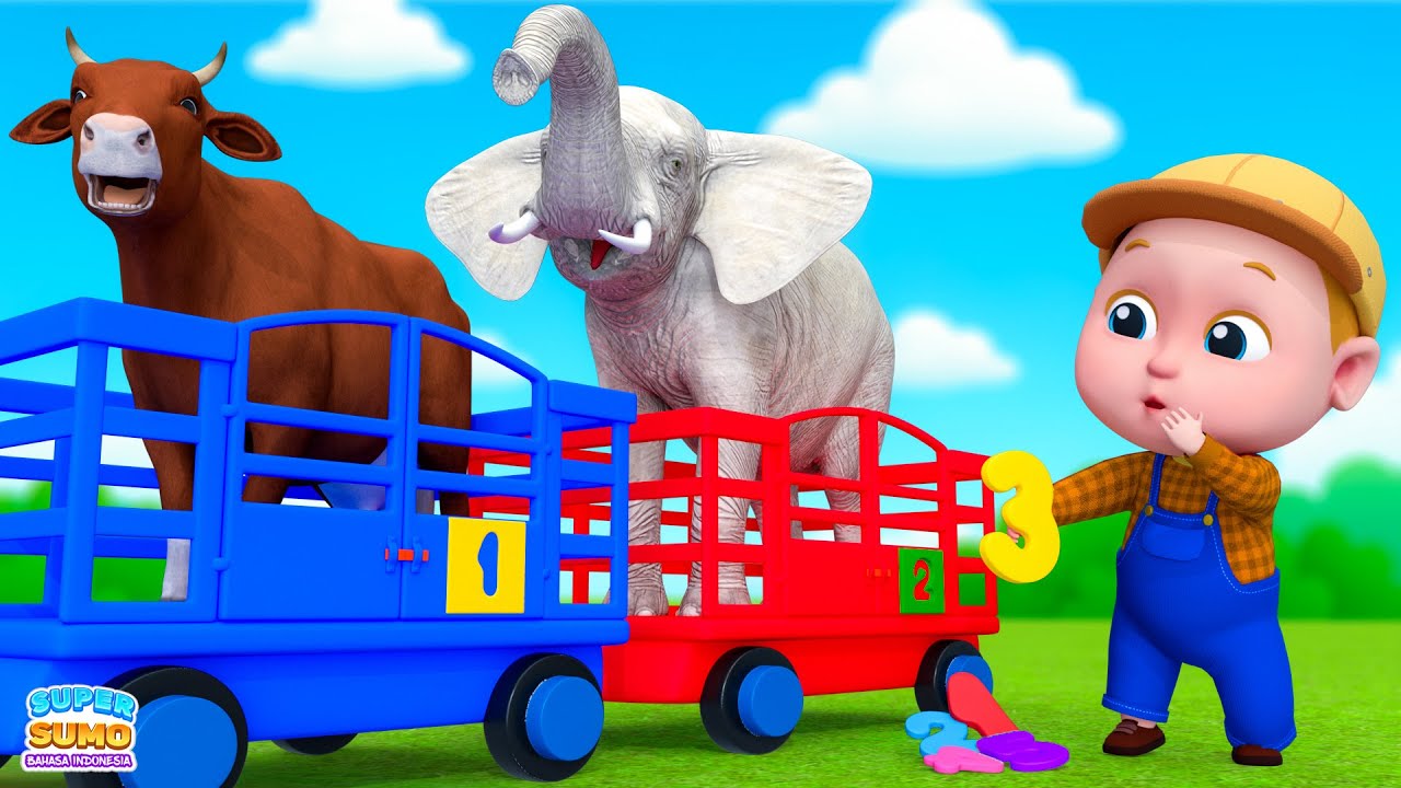 Om MacDonald Punya Ternak - Lagu Hewan Lucu | Lagu Anak Anak - Super Sumo Bahasa Indonesia