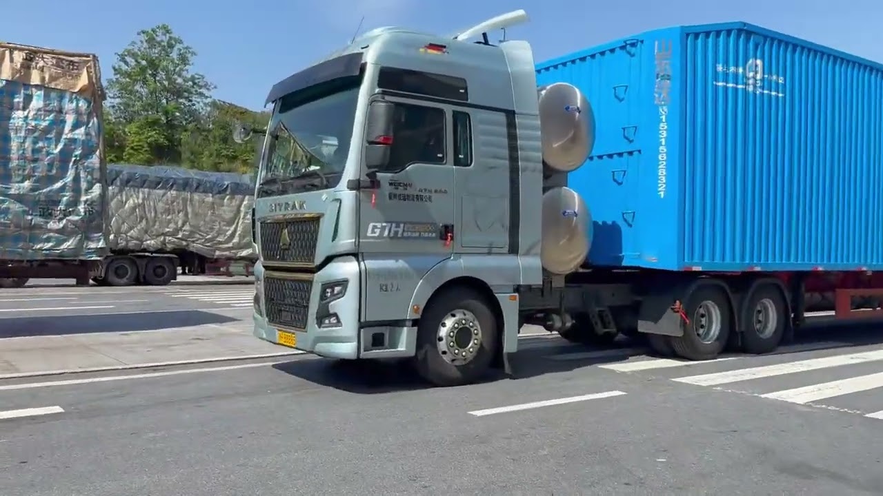 遇到这种情况怎么通过？在线等急急急#大件运输拆收费站#17.5米大板