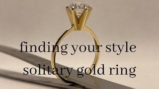 Your solitary Gold engagement Ring by The Craftsman 9,125 views 1 year ago 3 minutes, 44 seconds