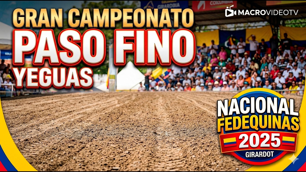 Gran Campeonato de Yeguas Paso Fino Colombiano | Nacional Fedequinas Girardot 2025