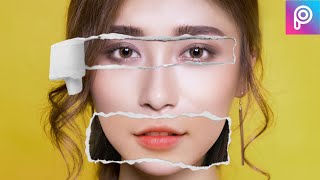 Torn Paper Effect | Ripped Paper Effect | PicsArt Editing Tutorial |Creative Editing |