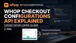 Whop Checkout Configurations API Explained 2026 Developer Guide 2 Min