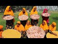 50 KG Chicken Lotpoti & 40 KG Split Chickpea Mixed Gravy Cooking By Women For 350+ Villagers