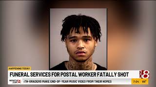 Funeral services for postal worker fatally shot