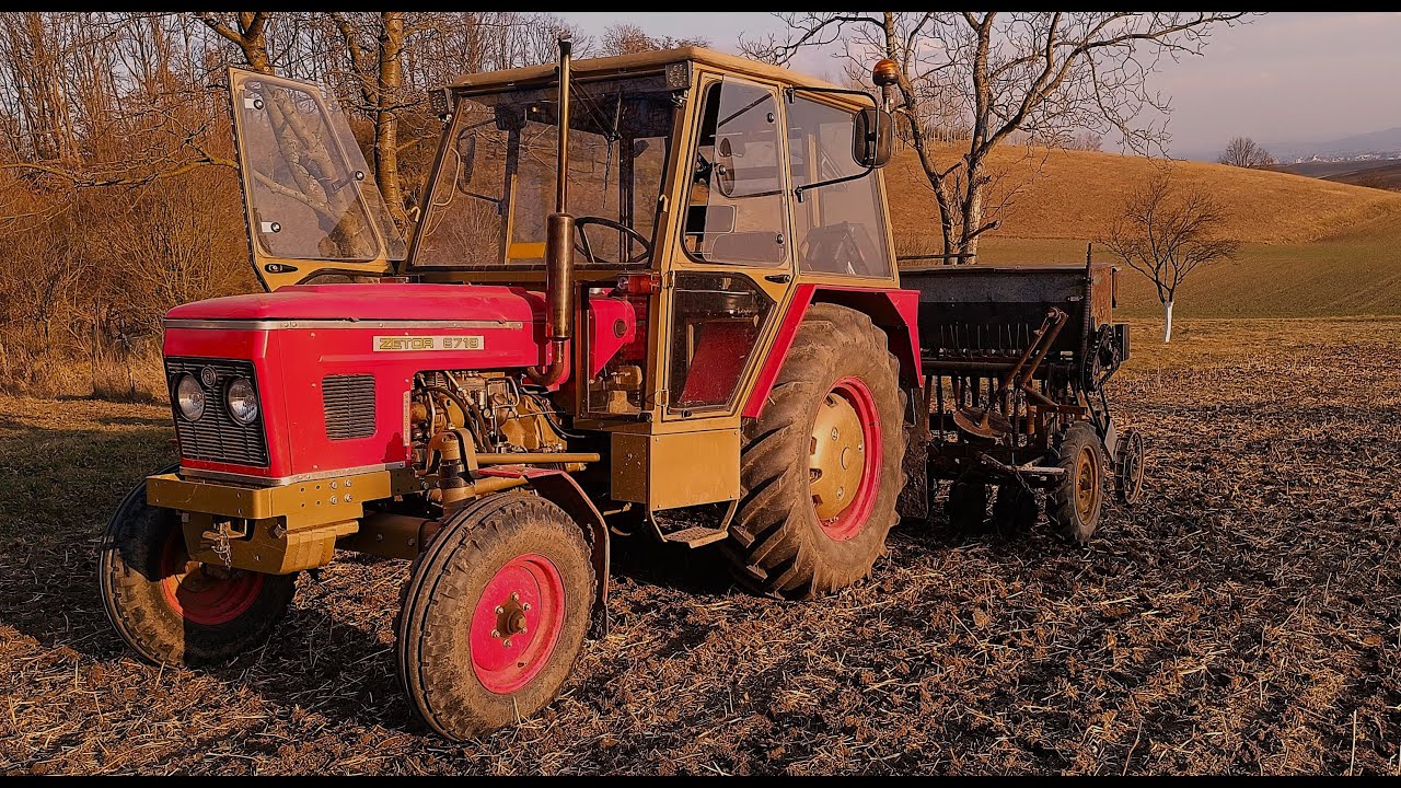 Sejeme jarní pšenici a ječmen Zetor 6718, ROSS disková sečka