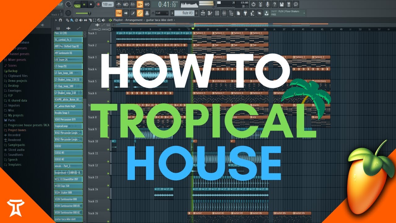 How to make Tropical House in 3 Minutes! (Free Flp) - YouTube