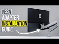 How to Install CREAT3D VESA Adapter on HP 32F Monitor