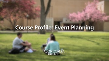 Course Profile: Event Planning