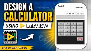 Design a calculator using Labview