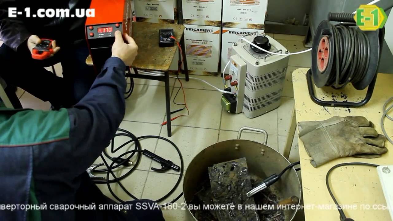 Украинский сварочный инвертор SSVA-160-2 - YouTube