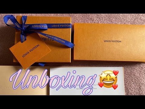 Louis Vuitton Monogram Eclipse Slender Wallet Unboxing 