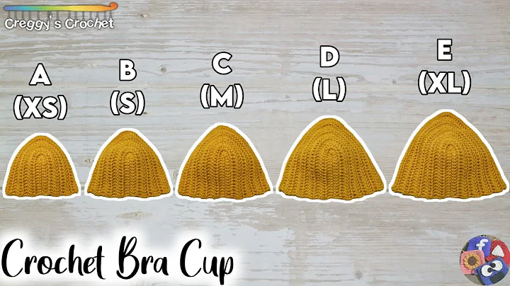 CROCHET “Bra Cup” A to E | Tutorial