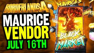 Maurices BLACK MARKET Vendor Guide - July 16th 2026 (Borderlands 4 Guide)