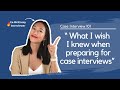 Case interview prep for dummies