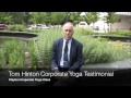 St. Louis Corporate Yoga: Client Tom Hinton Testimonial