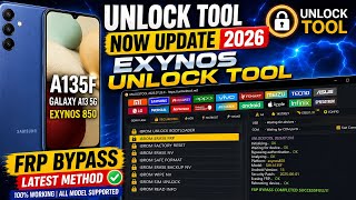 Samsung Galaxy A13 (A135F) FRP Bypass 2026 | Exynos 850 | Unlock Tool Latest Method | Android 13/14
