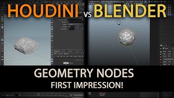 Houdini (NEWBIE) vs Blender - Geometry Nodes First Impressions
