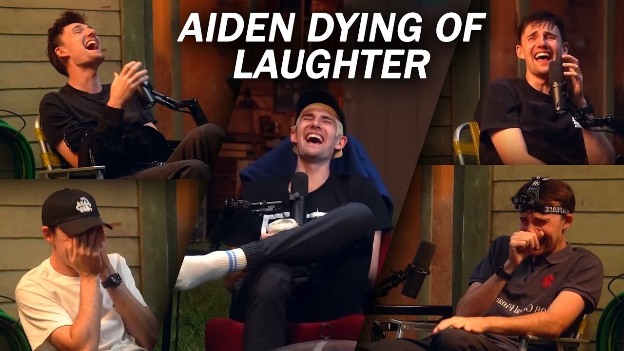 Двор, но Эйден не может перестать смеяться