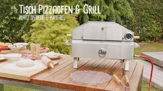 FireKING Bologna - Gas-Pizzaofen \u0026 mobiler Gasgrill - YouTube