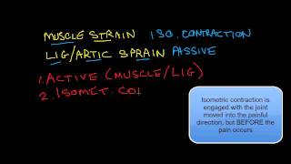O'Donahue's Test Explained: strain vs. sprain